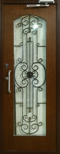 Дверь с ковкой Арт-ММ160