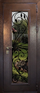 Дверь с ковкой Арт-ММ164