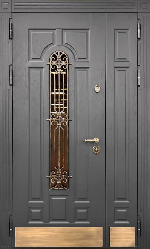 Арт-ММ1046 Дверь с терморазрывом с ковкой