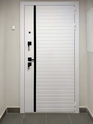 Фото белой входной двери