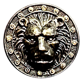 Литой лев «бронза»