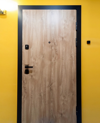 Квартирная дверь с МДФ без фрезеровки