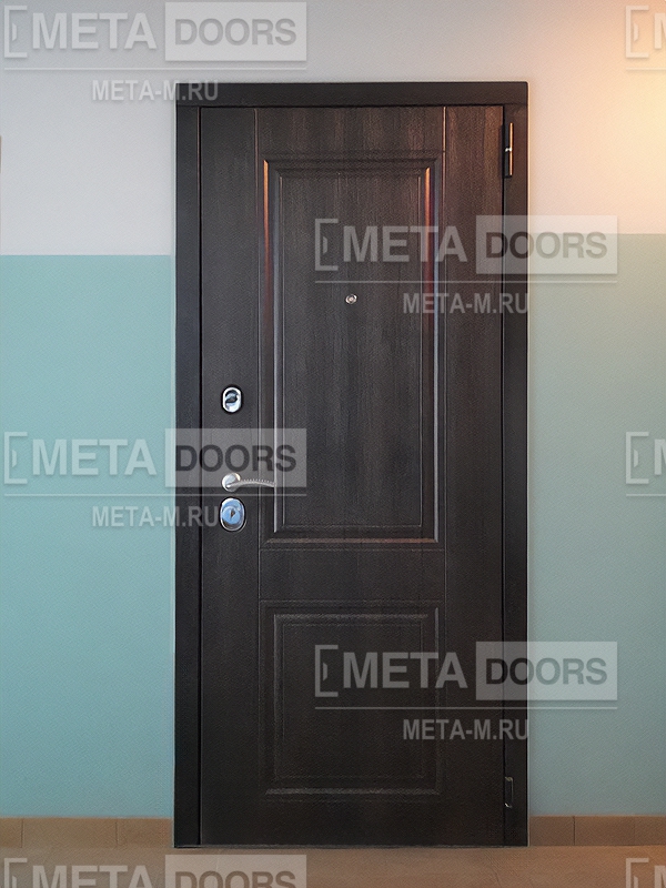 Фото металлических дверей с отделкой МДФ | META DOORS