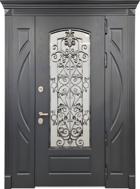 Арт-ММ1721 Дверь с терморазрывом и ковкой