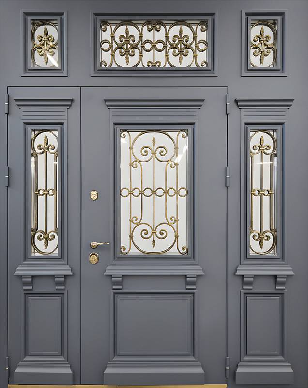 Арт-ММ1732 Дверь с терморазрывом и ковкой