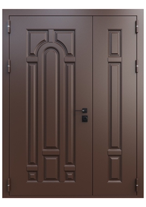 Полуторная дверь с багетным оформлением Арт-ММ1114