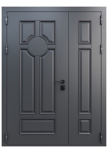 Полуторная дверь с багетным оформлением Арт-ММ1120