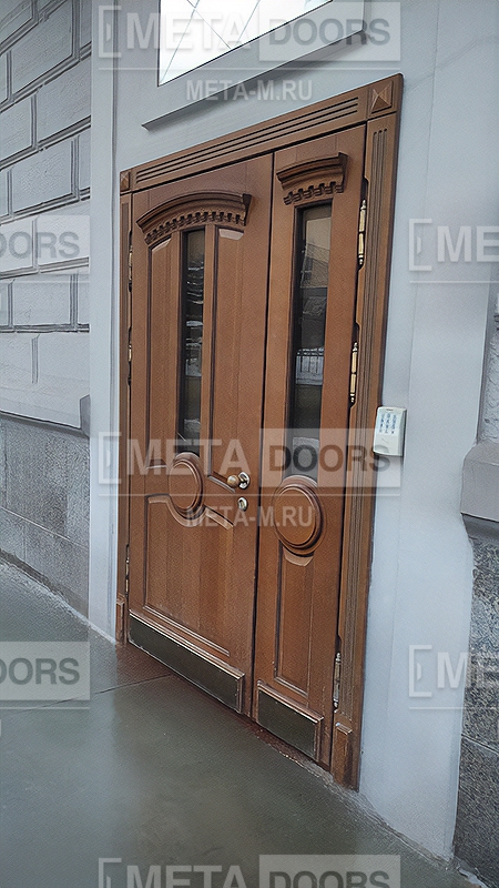 Входные уличные двери с терморазрывом и утеплением | META DOORS