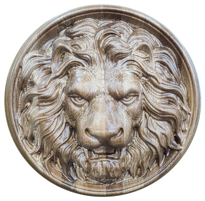 Резной декор «лев»