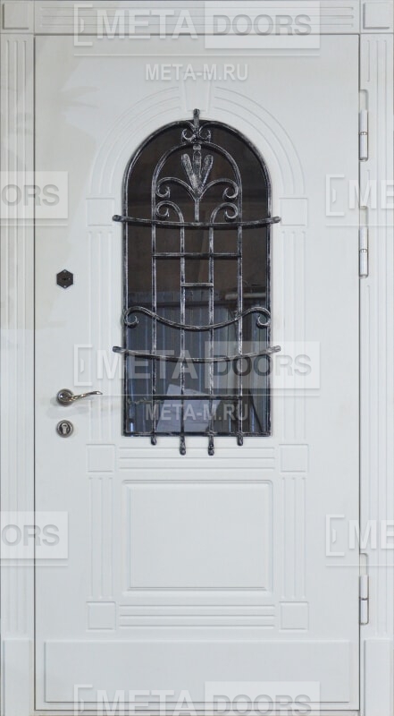 Дверь с ковкой Арт-ММ184