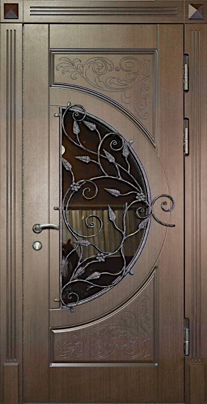 Арт-ММ197 Дверь с ковкой