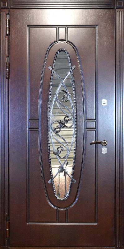 Арт-ММ199 Дверь с ковкой