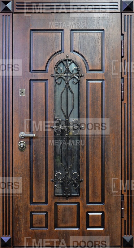 Дверь с ковкой Арт-ММ225