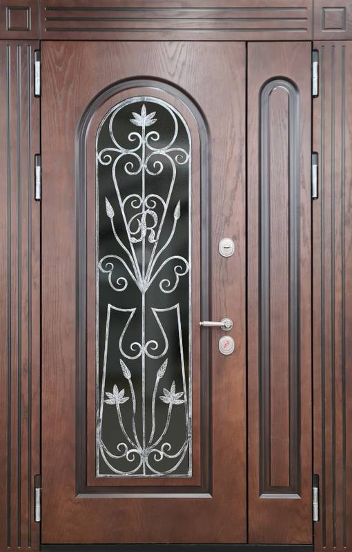 Арт-ММ1056 Дверь с терморазрывом и ковкой