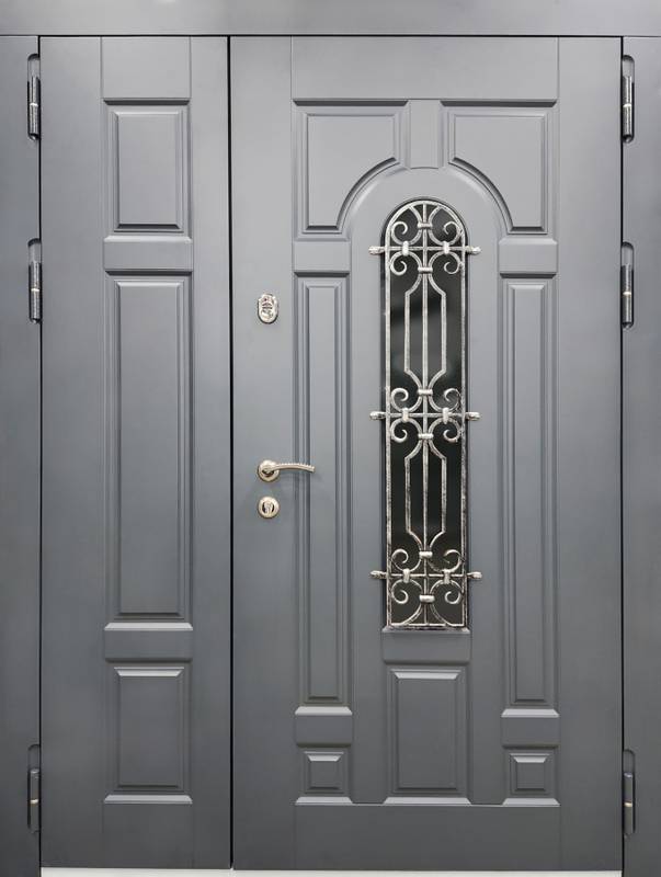 Арт-ММ1057 Дверь с терморазрывом и ковкой