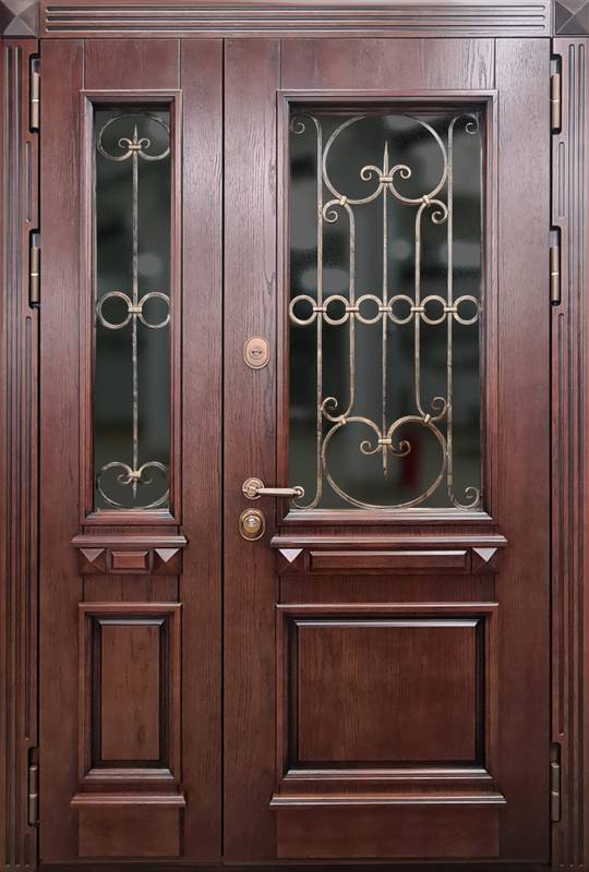 Арт-ММ1058 Дверь с терморазрывом с ковкой