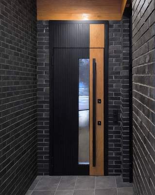 Термодверь с остеклением